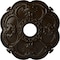 Ekena Millwork Rotherham Ceiling Medallion (Fits Canopies up to 3 1/2"), 18"OD x 3 1/2"ID x 1 1/2"P, Bronze CM17ROBZS - alternate 1